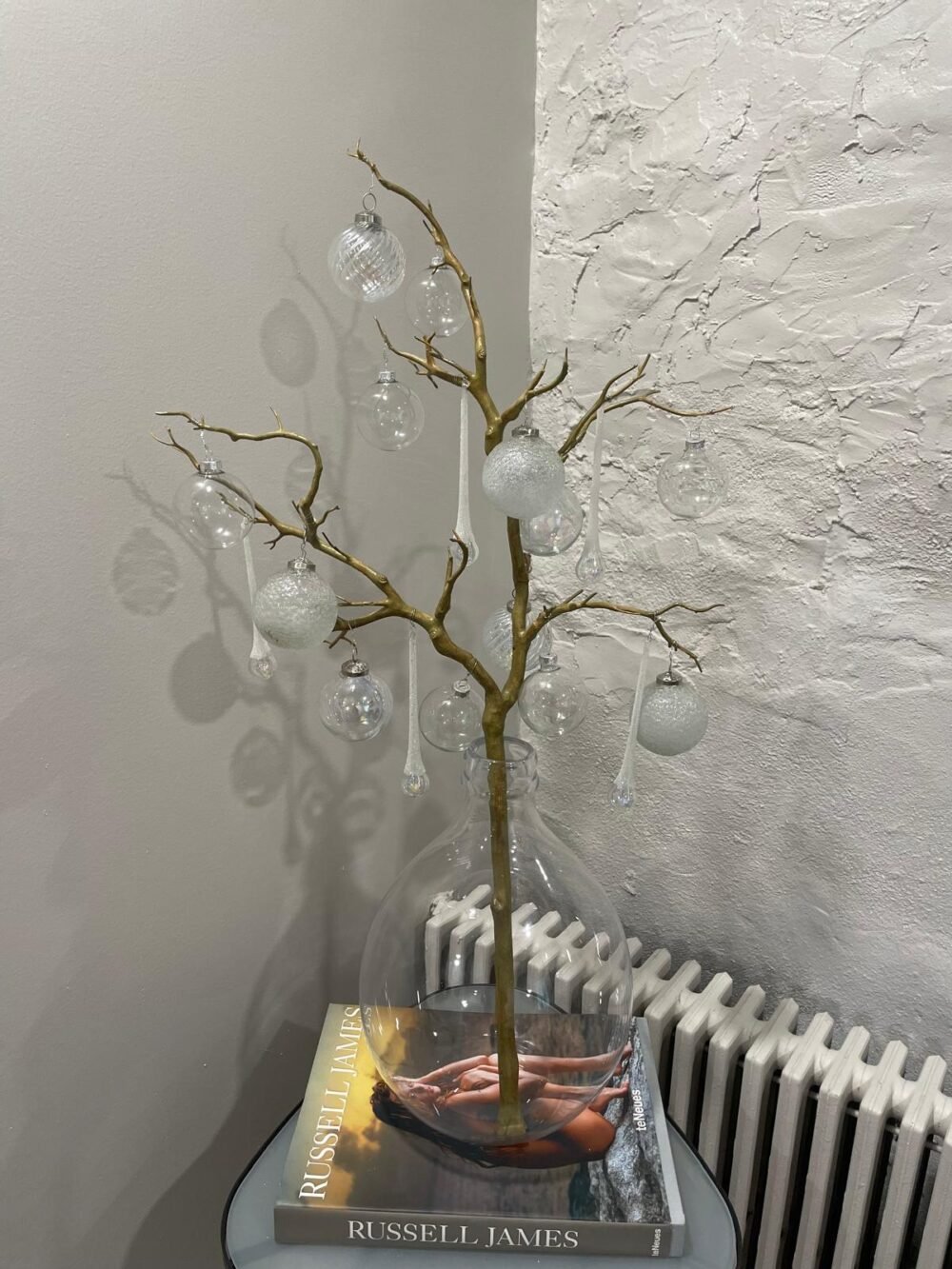 Elegant Glass Ornament Tree